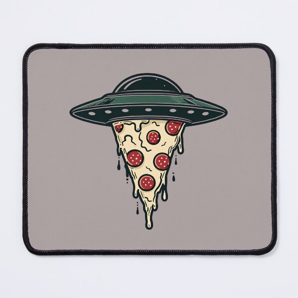 Artikelvorschau, UFO Alien Fliegende Untertasse beamt Peperoni-Pizza hoch entworfen und verkauft von scooterbaby.