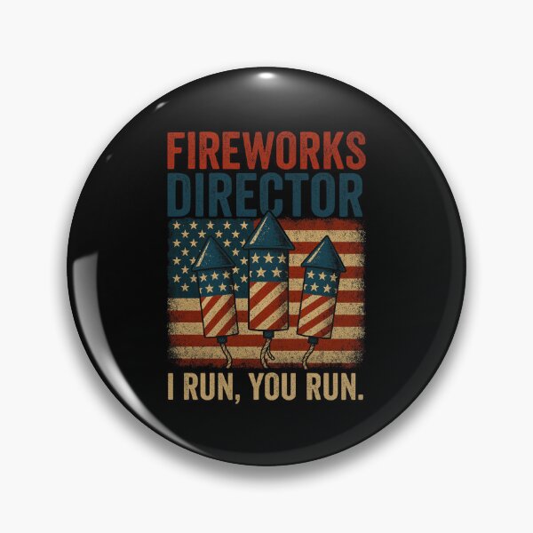 Item preview, Funny Fireworks Director USA Flag 4th July designed and sold by JerdbordinShop.