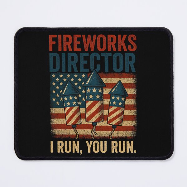 Item preview, Funny Fireworks Director USA Flag 4th July designed and sold by JerdbordinShop.