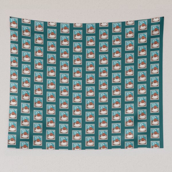 Item preview, Funiculi Funicula Cafe Before Coffee Gets Cold Stamp designed and sold by TheEclecticKat.
