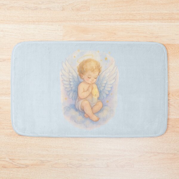 Item preview, Tiny Miracles, Mighty Wings – Angel Baby Blessing Art designed and sold by GardenReign.