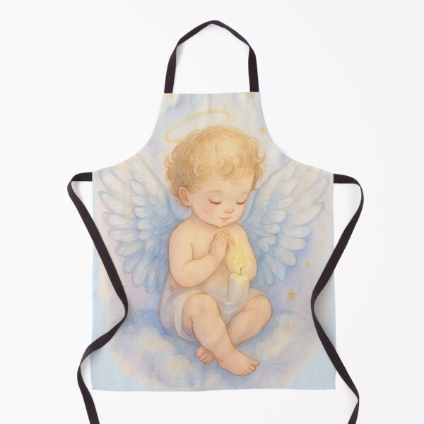 Item preview, Tiny Miracles, Mighty Wings – Angel Baby Blessing Art designed and sold by GardenReign.