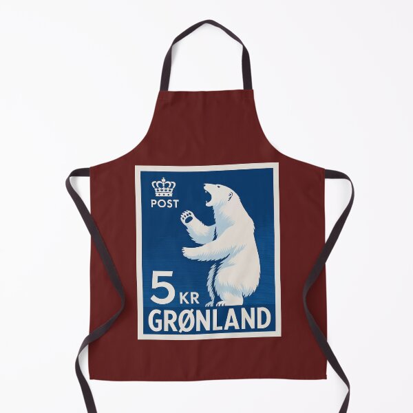 Artikelvorschau, Grönland-Eisbär-Briefmarke Poster entworfen und verkauft von retrographics.