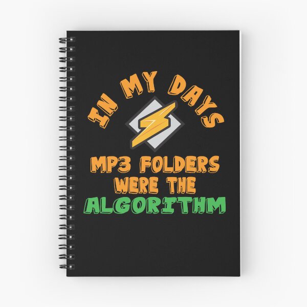 Item preview, In My Days, MP3 Folders Were the Algorithm designed and sold by Sarcastic designs.