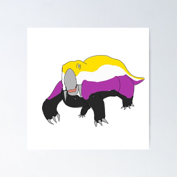Item preview, Pride Lystrosaurus designed and sold by FossilRecordGNS.