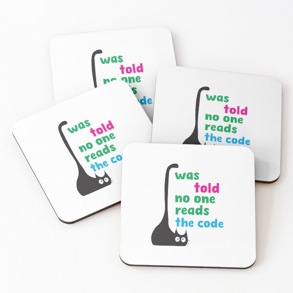 Artikelvorschau, Mir wurde gesagt, niemand liest den Code – Lustiges Geschenk für Programmierer und Entwickler entworfen und verkauft von Sarcastic designs.