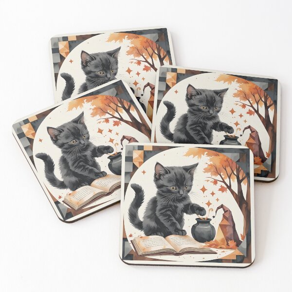 Item preview, Purr-fectly Potent: A Little Black Cat's Big Halloween Dreams! designed and sold by dcohea.
