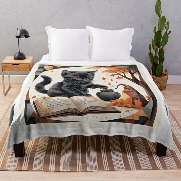 Item preview, Purr-fectly Potent: A Little Black Cat's Big Halloween Dreams! designed and sold by dcohea.
