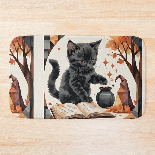 Item preview, Purr-fectly Potent: A Little Black Cat's Big Halloween Dreams! designed and sold by dcohea.