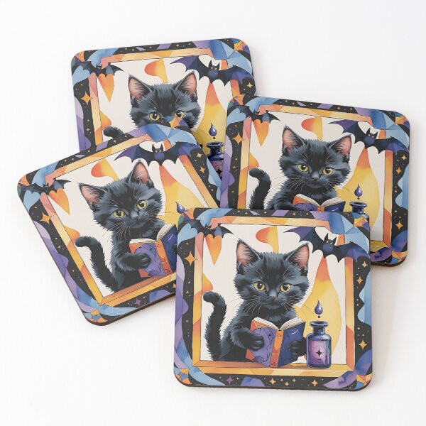 Item preview, Purr-fectly Potent: A Little Black Cat's Big Halloween Dreams! designed and sold by dcohea.