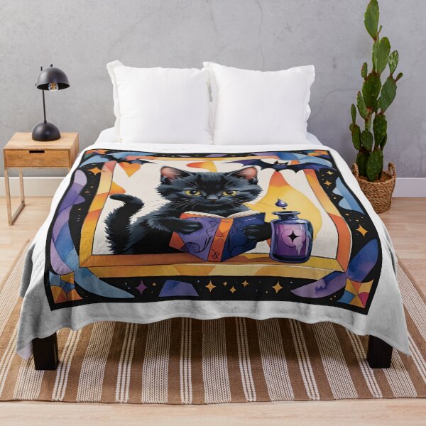 Item preview, Purr-fectly Potent: A Little Black Cat's Big Halloween Dreams! designed and sold by dcohea.