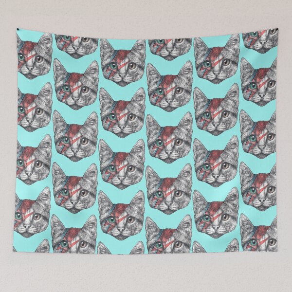 Item preview, Ziggy Meowdust: A Feline Tribute to Bowie designed and sold by Flower Magic .
