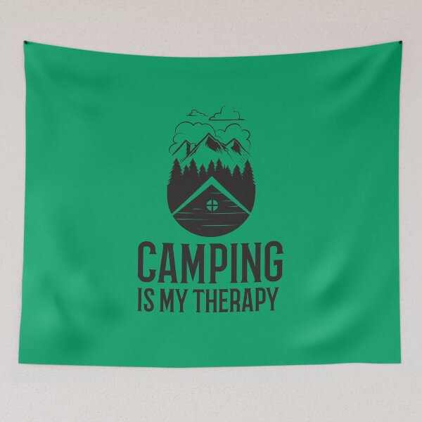 Item preview, Camping is my Therapy designed and sold by 87-Aesthetics.