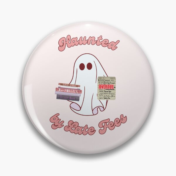 Item preview, Haunted by Late Fees | Cute Ghost Library Tee designed and sold by muggle-library.