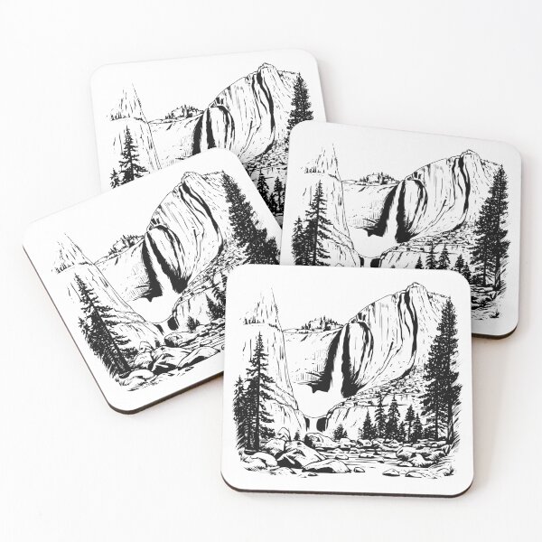 Item preview, Yosemite Park Waterfall Valley Bridalveil Falls Vernal  designed and sold by inkoutninja.