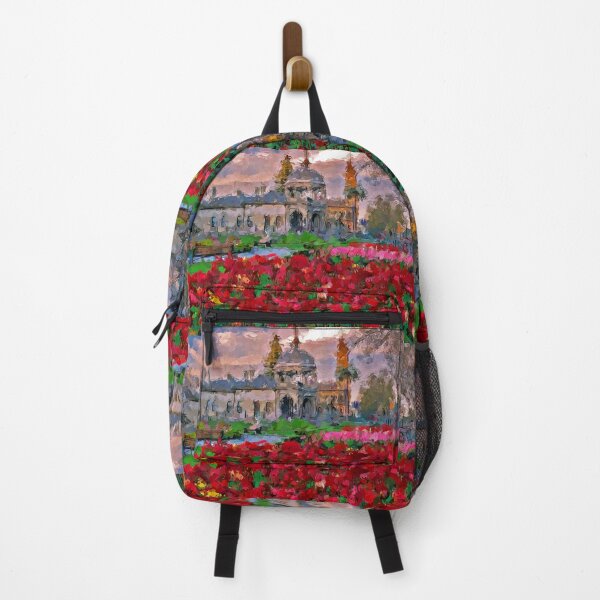 Item preview, Impressionist Painting of Tulips in Bloom at the Victoria Gardens - Bendigo, Victoria, Australia designed and sold by Steven Jodoin.