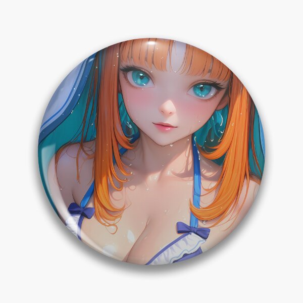 Item preview, Nilou Genshin Impact Tropical Purple Bikini Glam Summer Mood Anime Girl Waifu Game designed and sold by mildaclairmo.