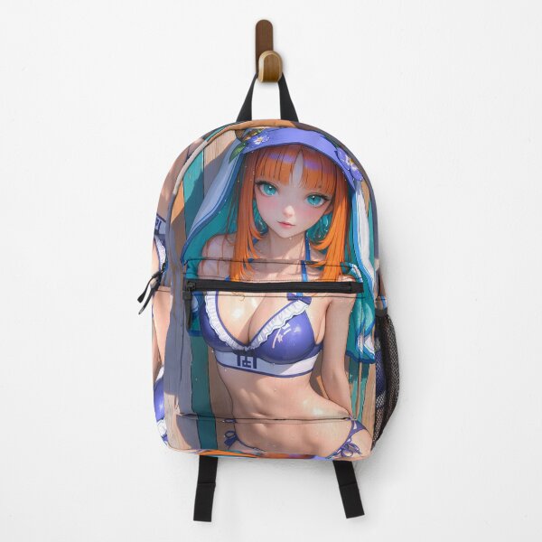 Item preview, Nilou Genshin Impact Tropical Purple Bikini Glam Summer Mood Anime Girl Waifu Game designed and sold by mildaclairmo.