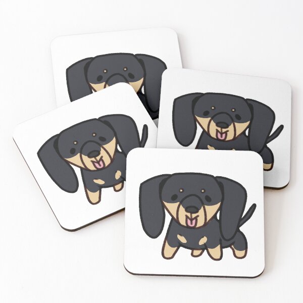 Item preview, Black and Cream Dachshund Blep designed and sold by eto's art.