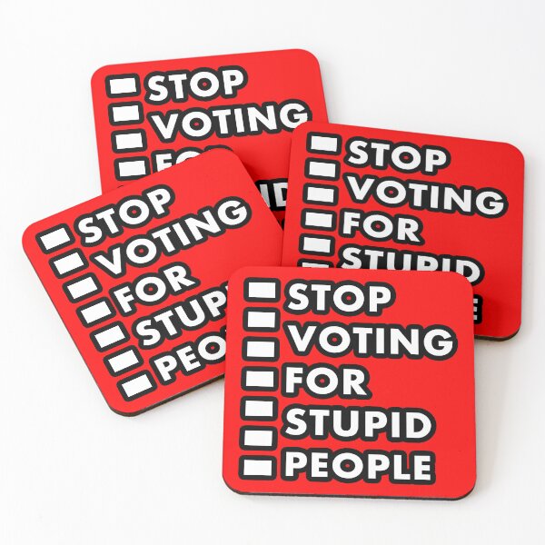 Item preview, Stop Voting for Stupid People designed and sold by electrovista.