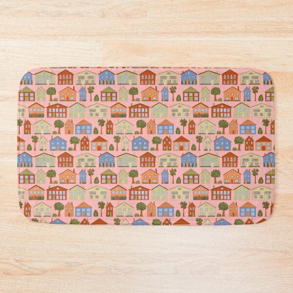 Item preview, Quirky Houses Pattern  designed and sold by RaineyYeager.