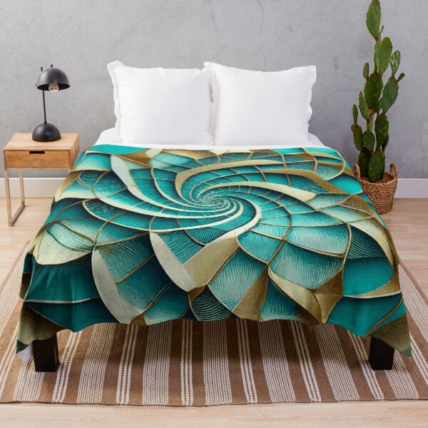 Item preview, Colorful Abstract Fibonacci Art 52 designed and sold by Vicky Brago-Mitchell®.