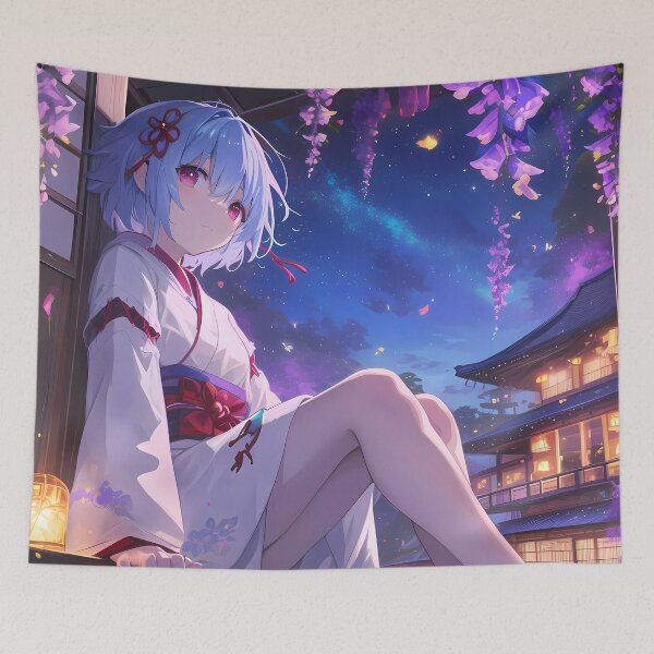 Item preview, Tobiichi Origami Date A Live Anime Wisteria Pavilion Nightfall designed and sold by mildaclairmo.