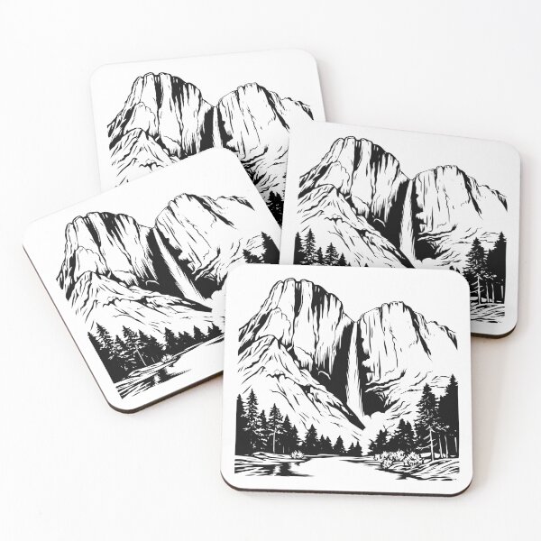Item preview, Yosemite Park Waterfall Valley Bridalveil Falls Vernal  designed and sold by inkoutninja.