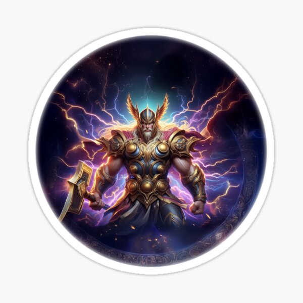 Item preview, GOD OF THUNDER designed and sold by Foxlindesigns.