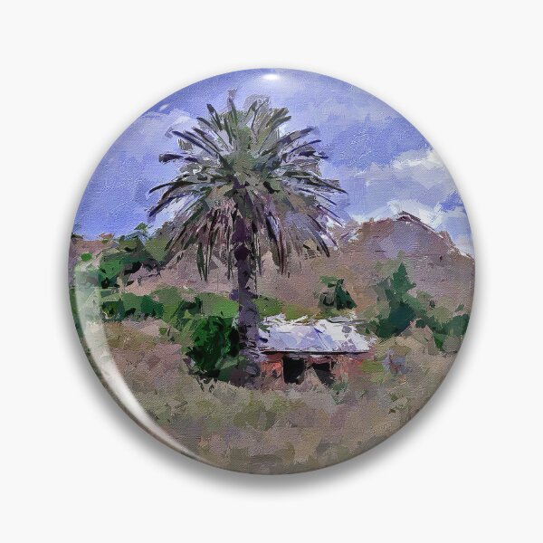 Item preview, Impressionist Painting of a Miners Cottage amongst the Mullock Heaps - Clunes, Victoria, Australia designed and sold by Steven Jodoin.