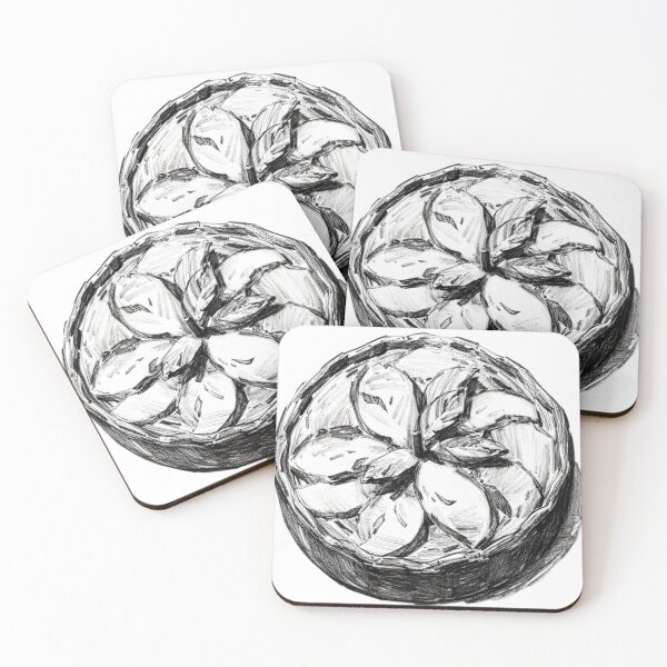 Item preview, Apple Pie Pencil Art designed and sold by SanchillShop.