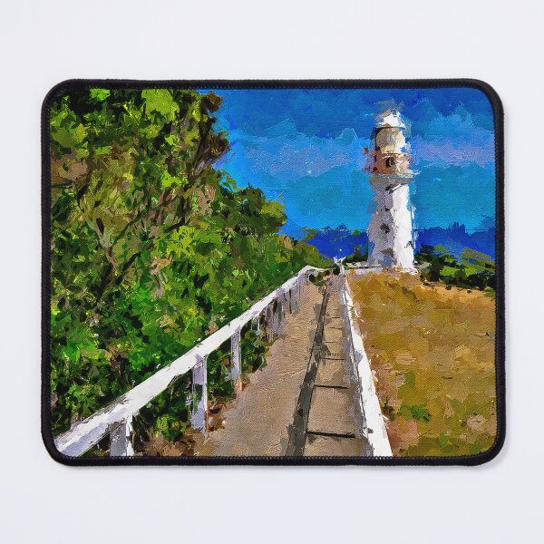 Item preview, Impressionist Painting of The Light Station at Cape Otway - Cape Otway, Victoria, Australia designed and sold by Steven Jodoin.