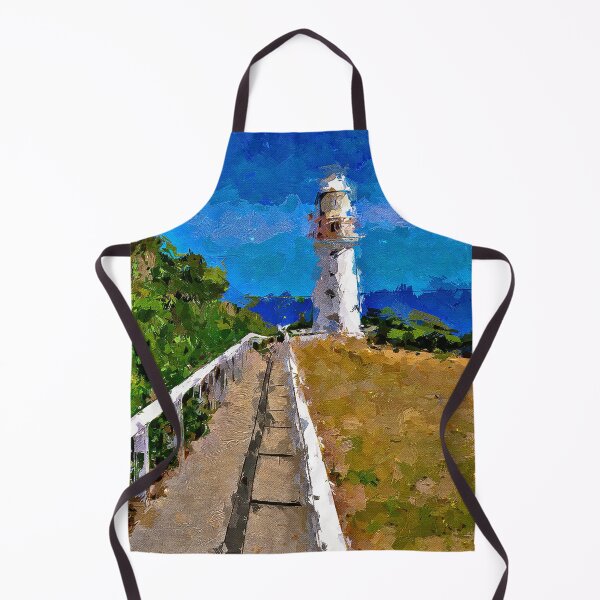 Item preview, Impressionist Painting of The Light Station at Cape Otway - Cape Otway, Victoria, Australia designed and sold by Steven Jodoin.