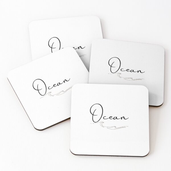 Item preview, Minimalist Ocean Earth: Fine Line Aesthetic Sticker designed and sold by ElizabethCoelho.