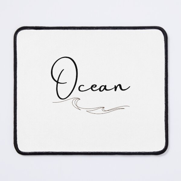 Item preview, Minimalist Ocean Earth: Fine Line Aesthetic Sticker designed and sold by ElizabethCoelho.