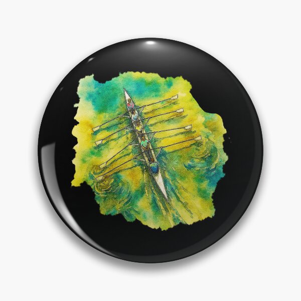 Item preview, Quad Rowing Crew Watercolor Aerial View designed and sold by Michael van der Hoorn.