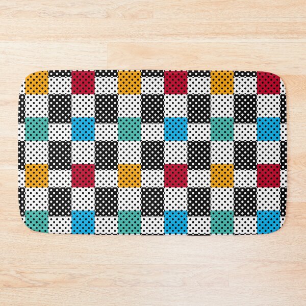 Item preview, Pattern rustic patchwork polka dots multicolored  designed and sold by fuzzyfox.