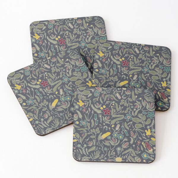 Item preview, Retro Australian Botanical Pattern designed and sold by JoWillmot.