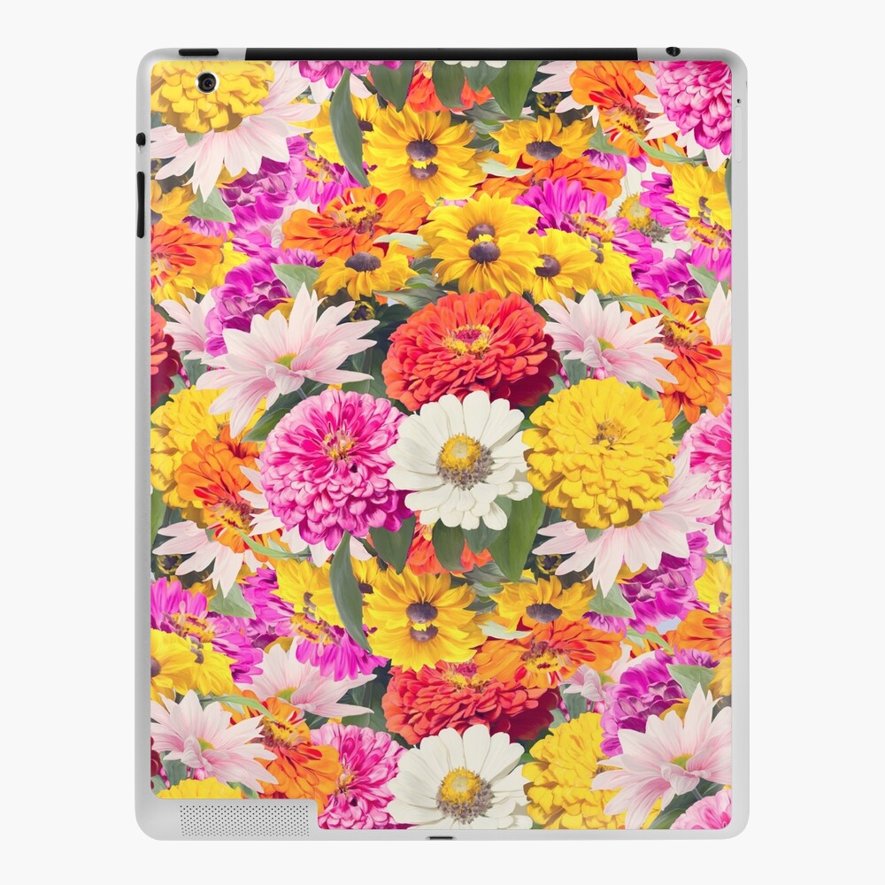 seamless floral pattern on white background Poster