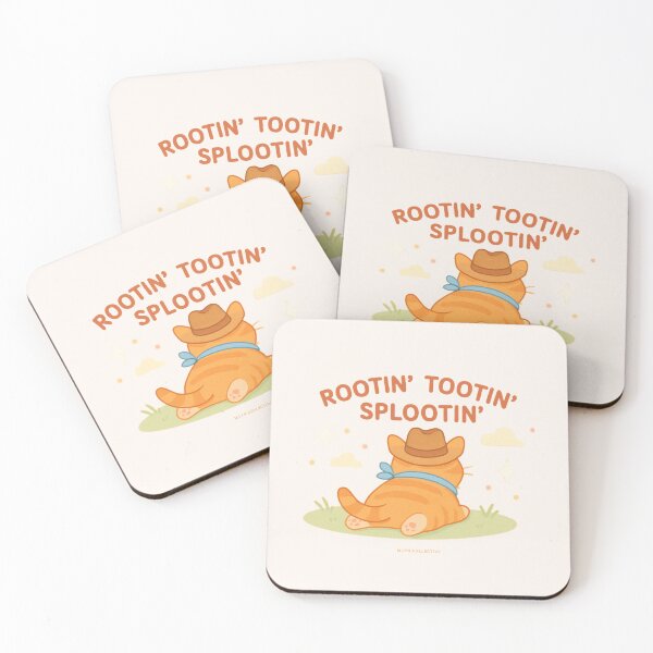 Item preview, Rootin’ Tootin’ Splootin’ – Cowboy Cat Sploot designed and sold by MLynCollective.