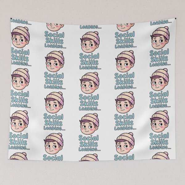 Item preview, Social Skills Loading – Cute and Relatable Introvert Humor designed and sold by Taans-Creation.