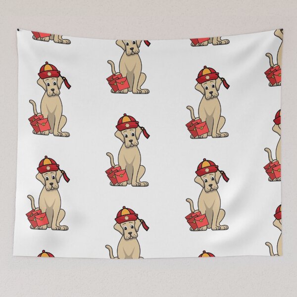 Item preview, Lunar New Year Big Dog with Red Packets and Hat designed and sold by Pet Station.