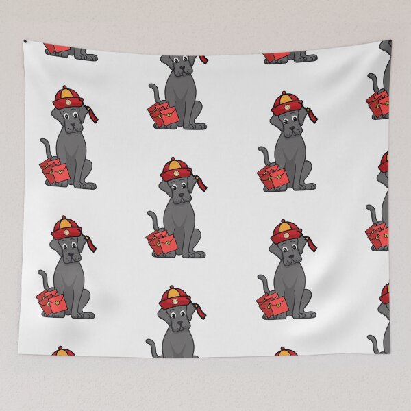Item preview, Lunar New Year Big Dog with Red Packets and Hat designed and sold by Pet Station.