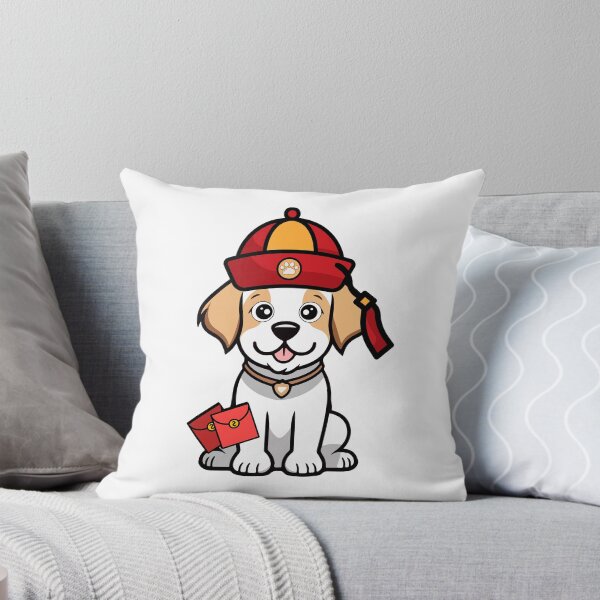 Item preview, Lunar New Year Happy Dog with Red Packets and Hat designed and sold by Pet Station.