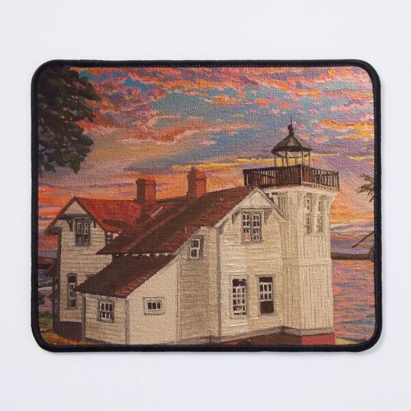 Item preview, California Lighthouse Port San Luis acrylic painting designed and sold by ArtByAMReisig.