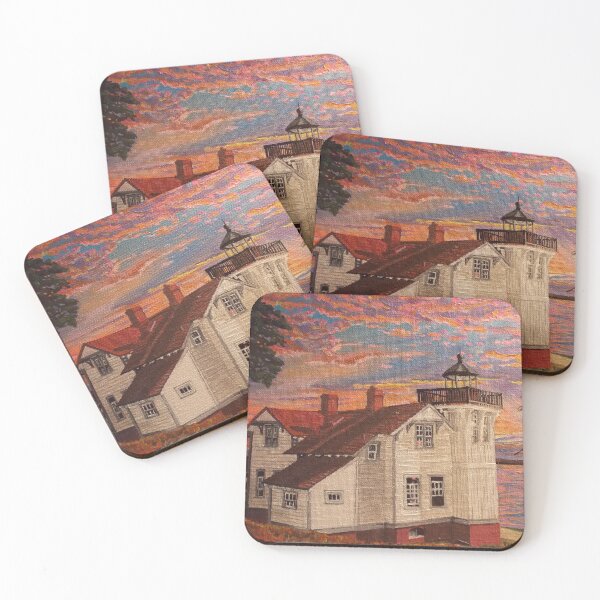 Item preview, California Lighthouse Port San Luis acrylic painting designed and sold by ArtByAMReisig.