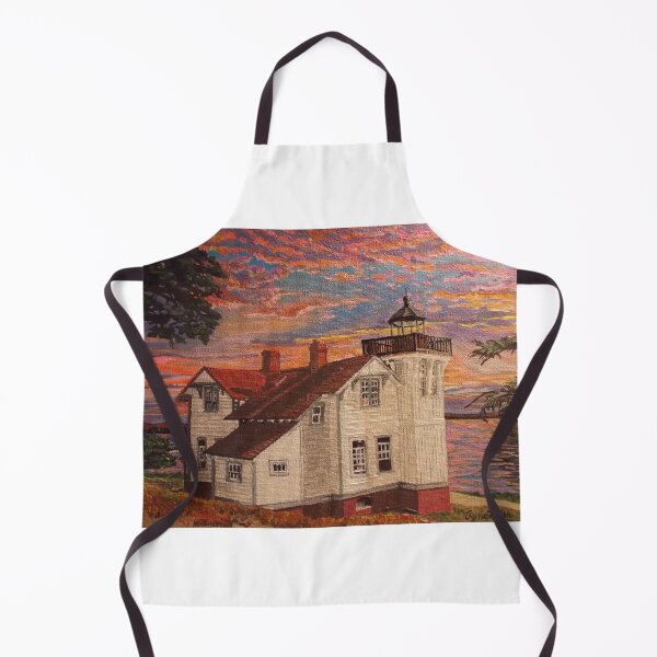 Item preview, California Lighthouse Port San Luis acrylic painting designed and sold by ArtByAMReisig.