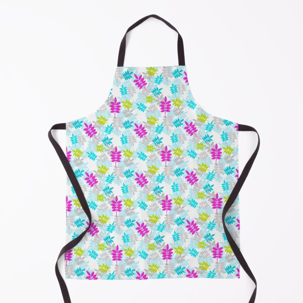 Item preview, Mountain ash leaves in bright neon shades designed and sold by fuzzyfox.