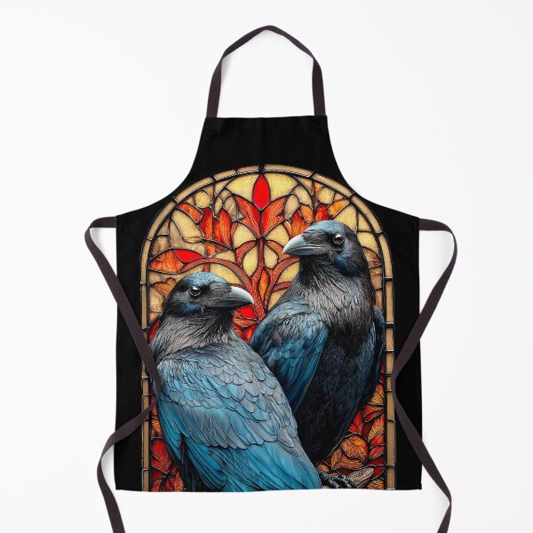 Item preview, Stained Glass Ravens designed and sold by jecphotography and art.
