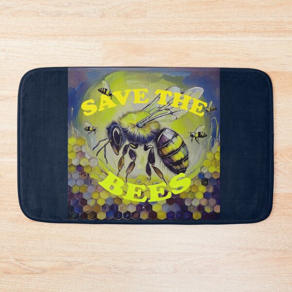 Item preview, Save the Bees : Vibrant Artwork Supporting Bee Conservation designed and sold by Flower Magic .